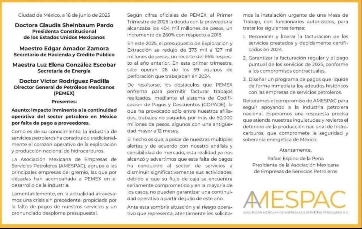 No habrá paro de proveedores Pemex