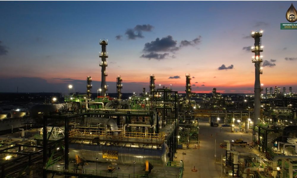 Refinería Olmeca incrementó su producción en mayo
