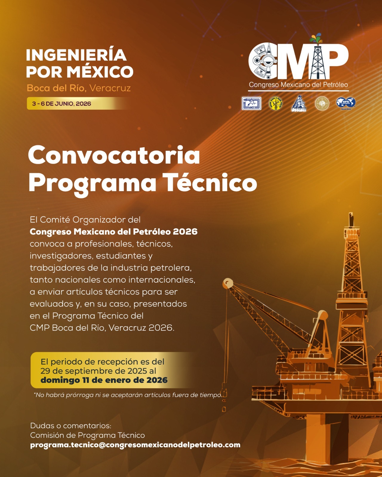 El Congreso Mexicano del Petróleo lanza convocatoria
