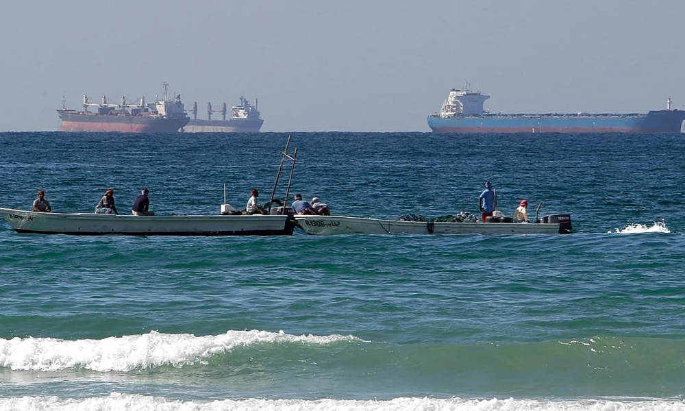 embarcaciones en el golfo Pérsico