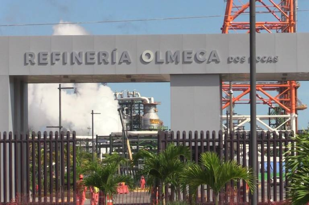 Refinería Olmeca diésel sube 28% producción