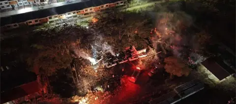 Incendio CFE Tuxtla Gutiérrez: 27 Unidades Calcinadas