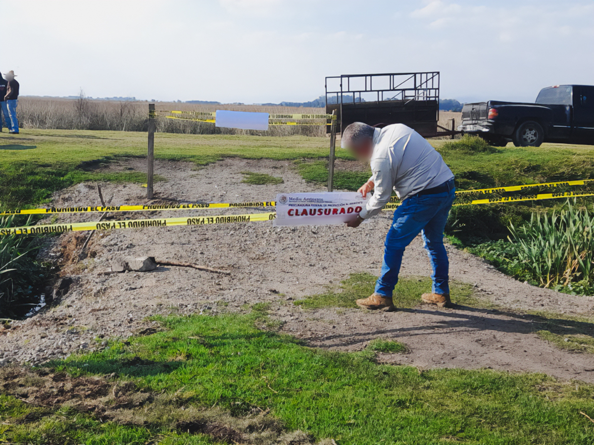 PROFEPA realiza clausuras en áreas protegidas del Edomex