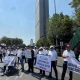 Jubilados de Pemex protestan contra límite a pensiones